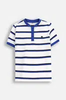 Dětská bavlněná polokošile Coccodrillo bílá barva, vzorovaná, BACK TO SCHOOL BOY