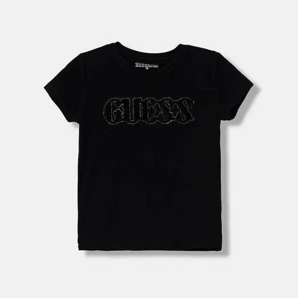 Dětské tričko Guess černá barva, J5YI52 J1314