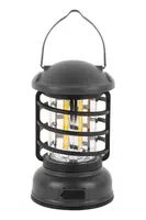 Bezdrátová LED lampa Leitmotiv Camping Lantern LED 15 cm černá barva
