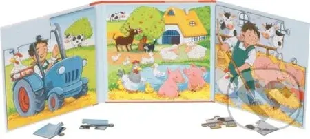 Magnetická puzzle - kniha Statek - puzzle z kategorie Maxi dílky