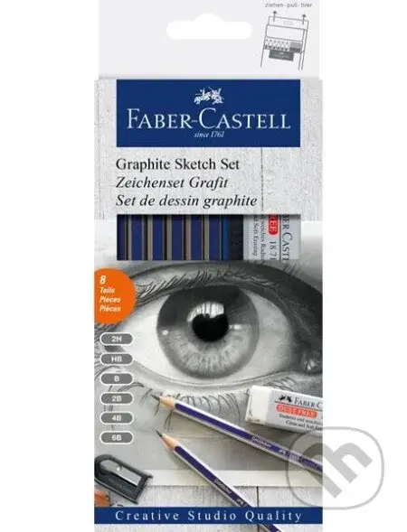 Grafitové ceruzky Goldfaber (8 ks)