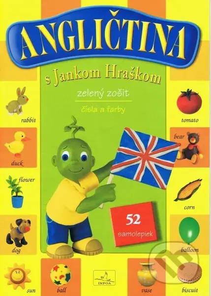 Angličtina s Jankom Hraškom - zelený zošit (Čísla a farby) - kniha z kategorie Mateřská škola a předškoláci