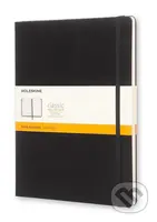 Moleskine - čierny zápisník (veľký, linajkovaný)