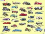 Autá veterány AK1 - puzzle z kategorie Naučné puzzle