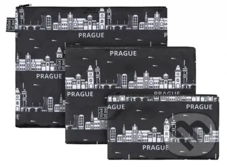 Set 3 taštiček Baagl Praha