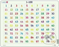 Čísla 1-100 (AR10) - puzzle z kategorie Naučné puzzle