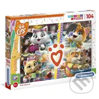 44 Cats - puzzle z kategorie 15 - 60 dílků