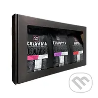Darčekový set zrnkových odrodových káv 3x 200g Papua, Colombia, Ethiopia