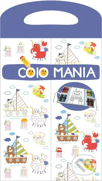 Omaľovánka / Omalovánka Colomania modrá - kniha z kategorie Kreslení