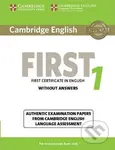 Cambridge English First 1: for Revised Exam from 2015 Student´s Book without Answers - kniha z kategorie Jazykové učebnice a slovníky