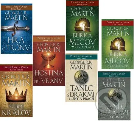 Pieseň ľadu a ohňa 1-5 (Kolekcia) - George R.R. Martin - kniha z kategorie Fantasy