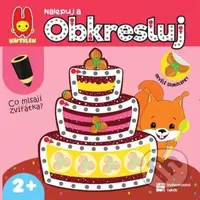 Co mlsají zvířátka? (Nalepuj a obkresluj) - kniha z kategorie Omalovánky