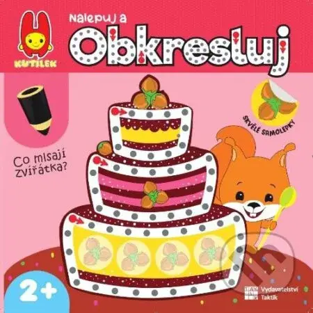 Co mlsají zvířátka? (Nalepuj a obkresluj) - kniha z kategorie Omalovánky