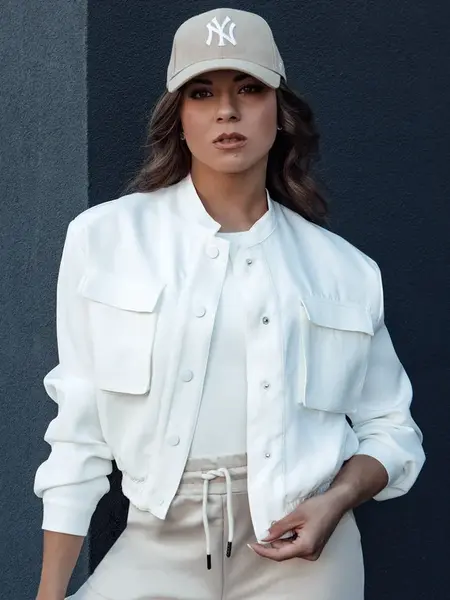 Dámská bomberka PRIEV bílá