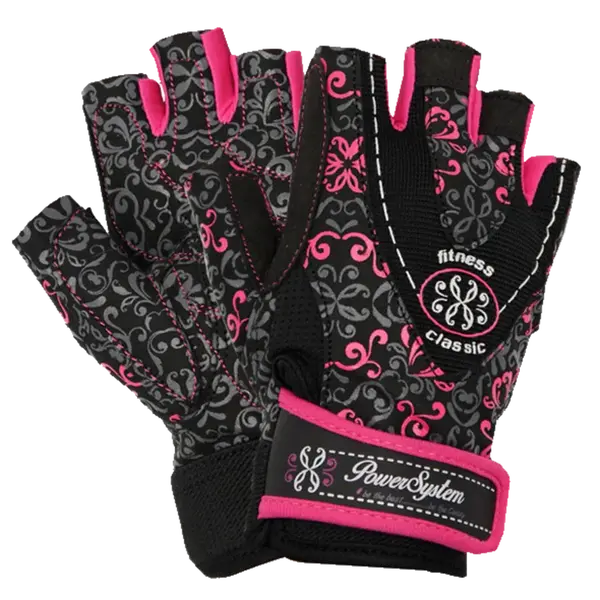 Power System Fitness rukavice CLASSY PS 2910 růžové - S