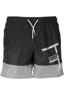 KARL LAGERFELD BEACHWEAR SWIMSUIT PARTS UNDER MAN BLACK