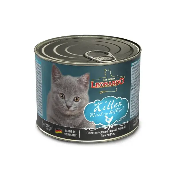 Leonardo Kitten konzerva bohatá na drůbeží maso 400 g
