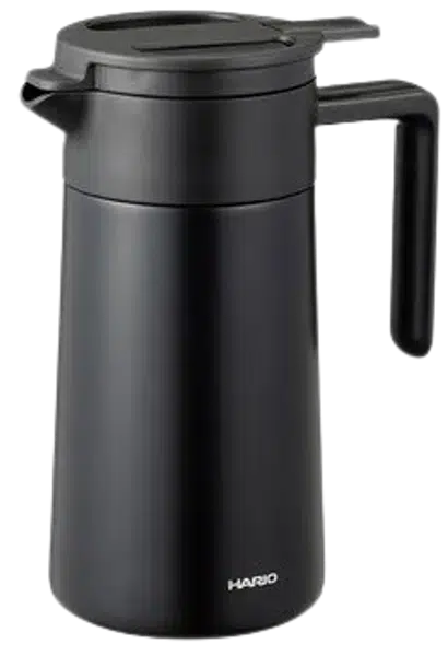 Termokonvice Hario 600 ml s keramickým povrchem - ČERNÁ