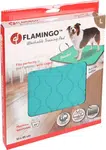Flamingo plenkové podložky pro psy - zelená L