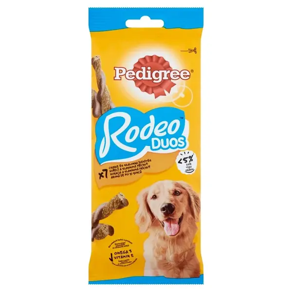 Pedigree Rodeo Duos 123 g - kuřecí a slanina