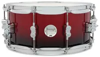 PDP 14" x 6,5" Concept Maple Red to Black Fade Lacquer