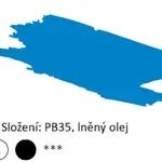 Olejová barva Umton 20ml – 0090 Coelinová modř imitace