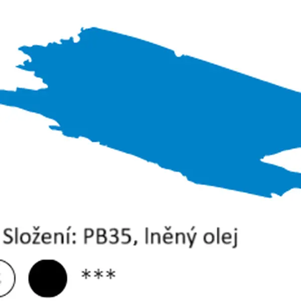 Olejová barva Umton 20ml – 0090 Coelinová modř imitace