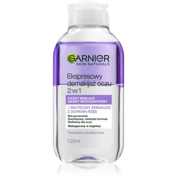 Garnier Skin Naturals posilňujúci odličovač očí 2 v 1 125 ml