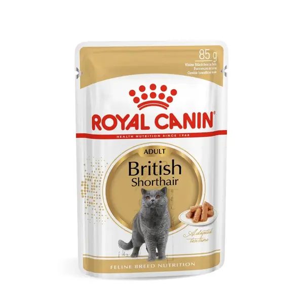 Royal Canin British Shorthair Adult - kapsičky pro britské krátkosrsté kočky 85 g