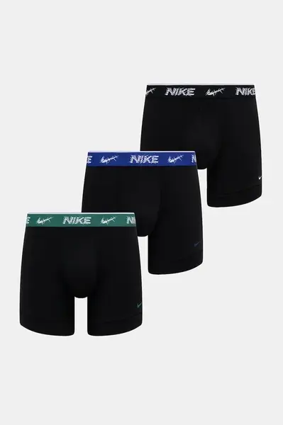 Boxerky Nike 3-pack černá barva, 0000KE1008