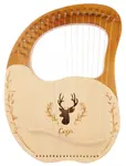 Cega Lyre Harp 19 Strings White