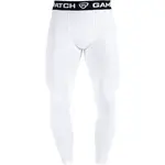 GAMEPATCH COMPRESSION PANTS Kompresní unisex legíny, bílá, velikost