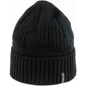 Finmark WINTER HAT Zimní pletená čepice, černá, velikost UNI