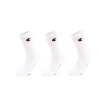 Champion 3PK CREW SOCKS Unisexové ponožky, bílá, velikost 35-38