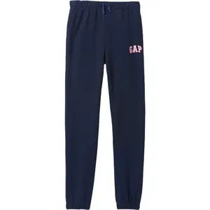 GAP V-FRCH LOGO Dívčí tepláky, tmavě modrá, velikost