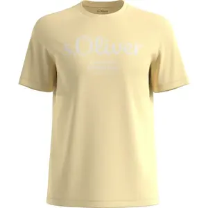 s.Oliver LOGO T-NOOS Pánské tričko, žlutá, velikost