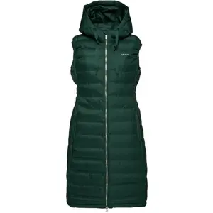 LOAP ITALA Dámská vesta, tmavě zelená, velikost