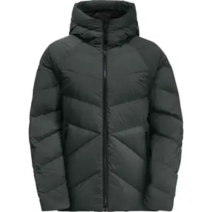 Jack Wolfskin MARIENPLATZ Dámská péřová bunda, tmavě zelená, velikost