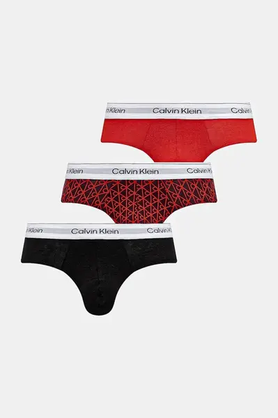 Spodní prádlo Calvin Klein Underwear 3-pack červená barva, LV00NB4563