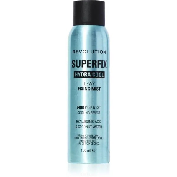 Makeup Revolution Superfix Hydra Cool fixačný sprej na make-up s hydratačným účinkom 150 ml