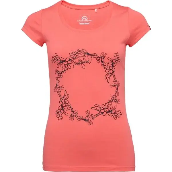 Northfinder RIKKI Dámské triko, růžová, velikost