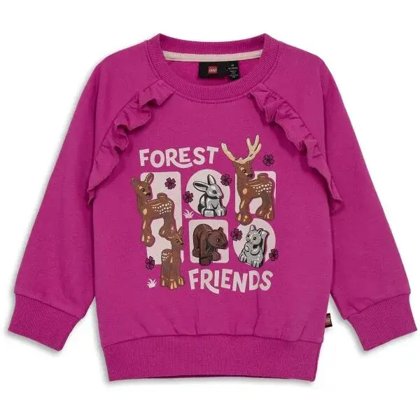 LEGO&reg; kidswear LWSANYU 701 Dívčí mikina, růžová, velikost