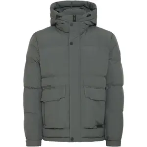 BLEND BHFERDINAN SHORT Pánská zimní bunda, šedá, velikost