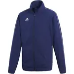 adidas CORE 18 JACKET Chlapecká fotbalová bunda, tmavě modrá, velikost