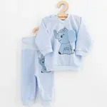 Dojčenská súprava tričko a tepláčky New Baby Happy Elephant blue 56 (0-3m), 20C56446