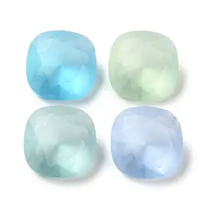 Frosted Glass Rhinestone Cabochons