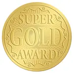 Plastic Self Adhesive Gold Foil Embossed Stickers