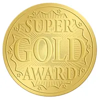 Plastic Self Adhesive Gold Foil Embossed Stickers