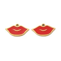 Ion Plating(IP) 304 Stainless Steel Enamel Charms