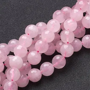 Natural Rose Quartz Beads Strands
